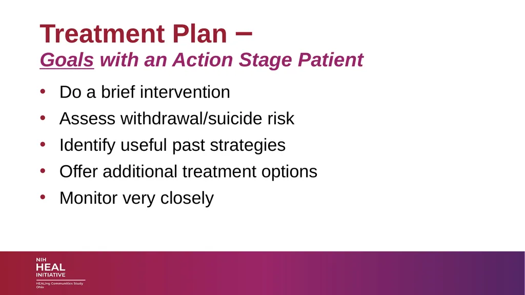 SUBSTANCE USE DISORDERS: Overview and applications - slide 45 of 48