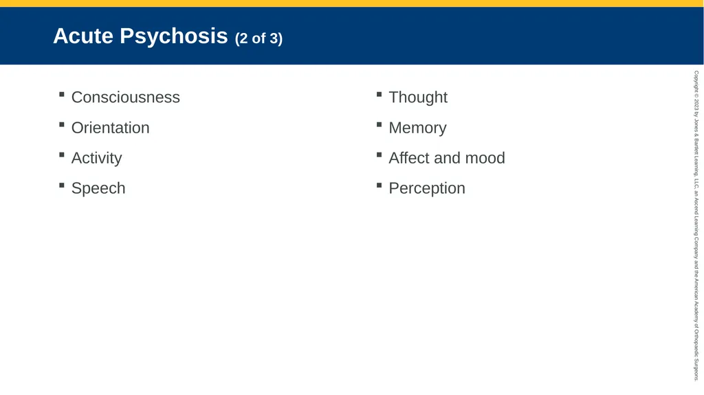 Psychiatric Emergencies CHAPTER 29 Introduction - slide 42 of 84