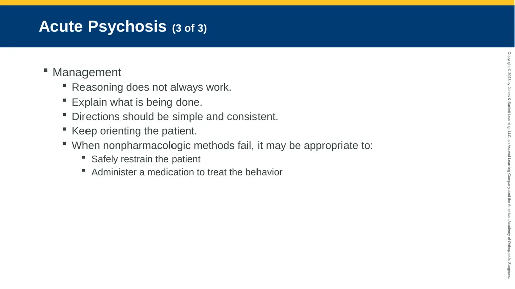Psychiatric Emergencies CHAPTER 29 Introduction - slide 43 of 84