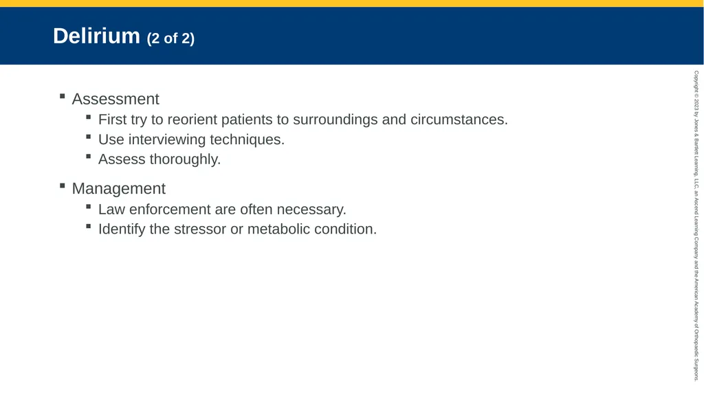 Psychiatric Emergencies CHAPTER 29 Introduction - slide 45 of 84