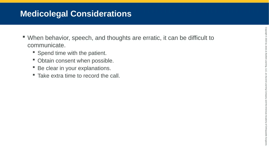 Psychiatric Emergencies CHAPTER 29 Introduction - slide 6 of 84