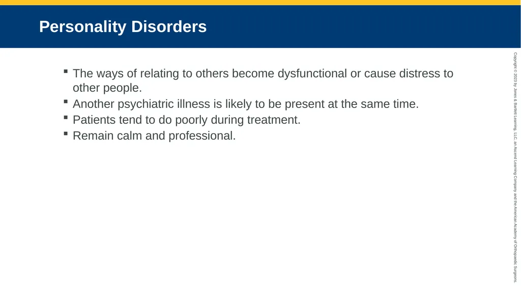 Psychiatric Emergencies CHAPTER 29 Introduction - slide 71 of 84
