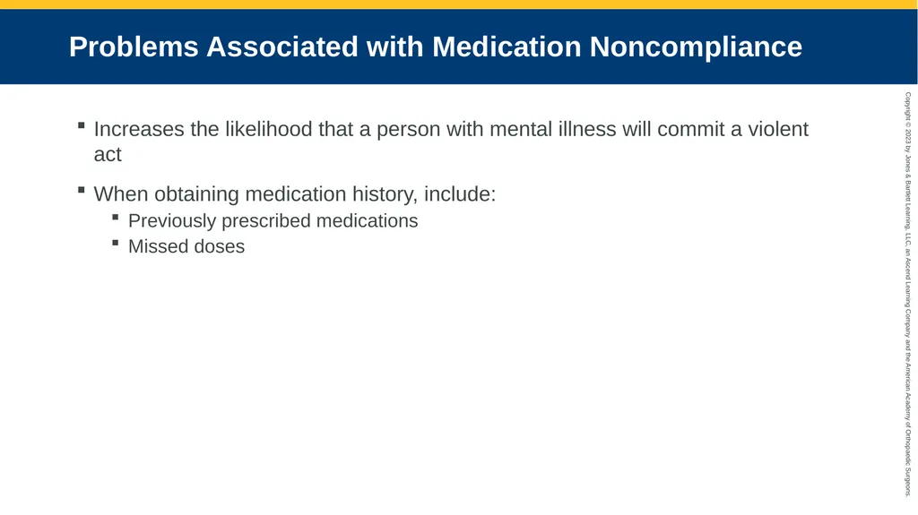 Psychiatric Emergencies CHAPTER 29 Introduction - slide 79 of 84