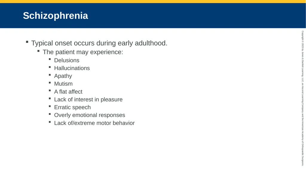 Psychiatric Emergencies CHAPTER 29 Introduction - slide 58 of 84
