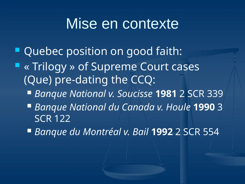 Good Faith in Contractual Relations Professor - slide 5 of 38