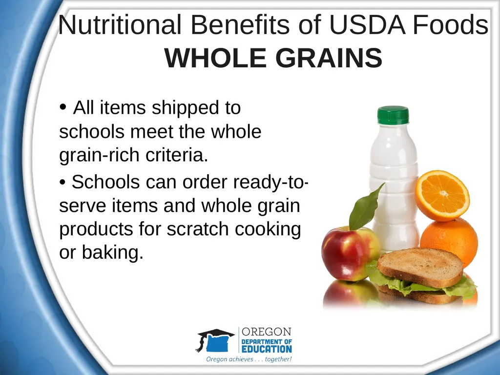 An Introduction to the USDA Food Distribution - slide 11 of 15