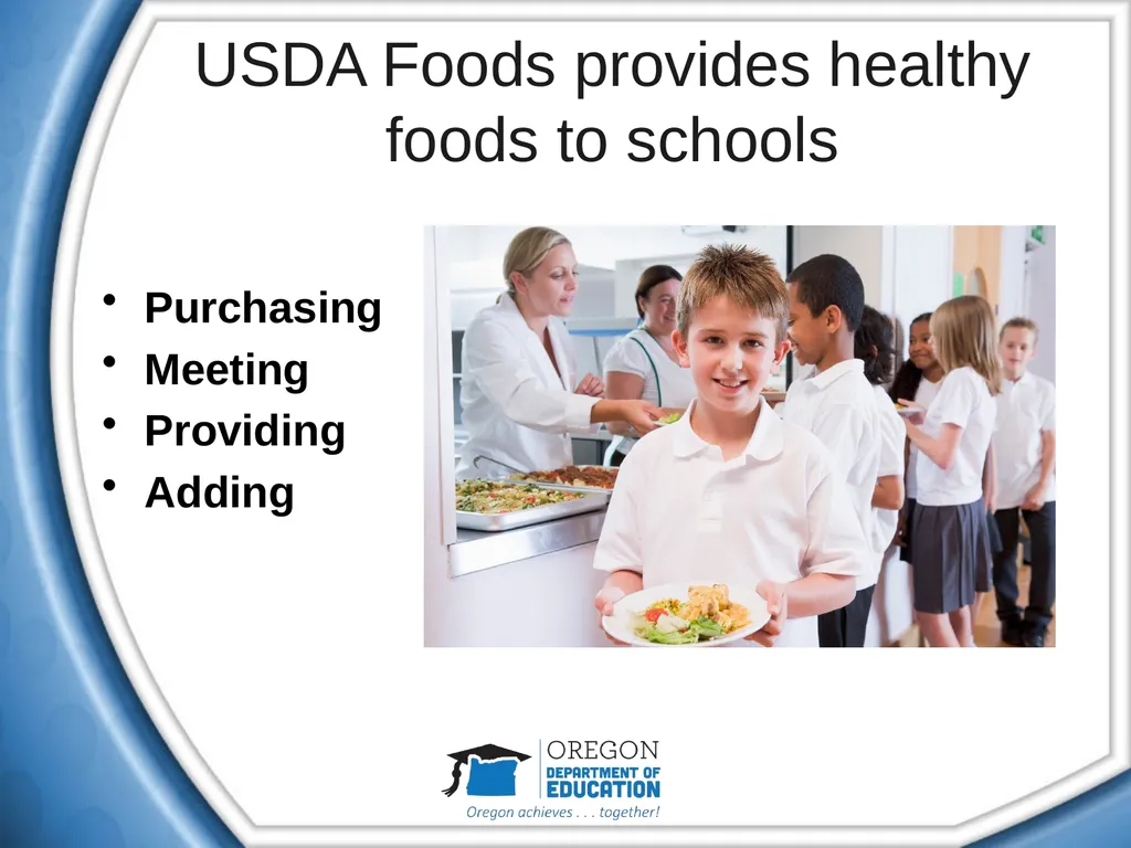 An Introduction to the USDA Food Distribution - slide 2 of 15