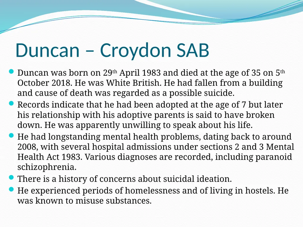 Self-neglect: the evidence-base from safeguarding - slide 21 of 50