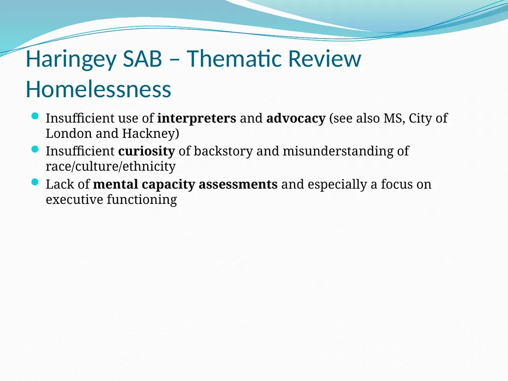 Self-neglect: the evidence-base from safeguarding - slide 23 of 50