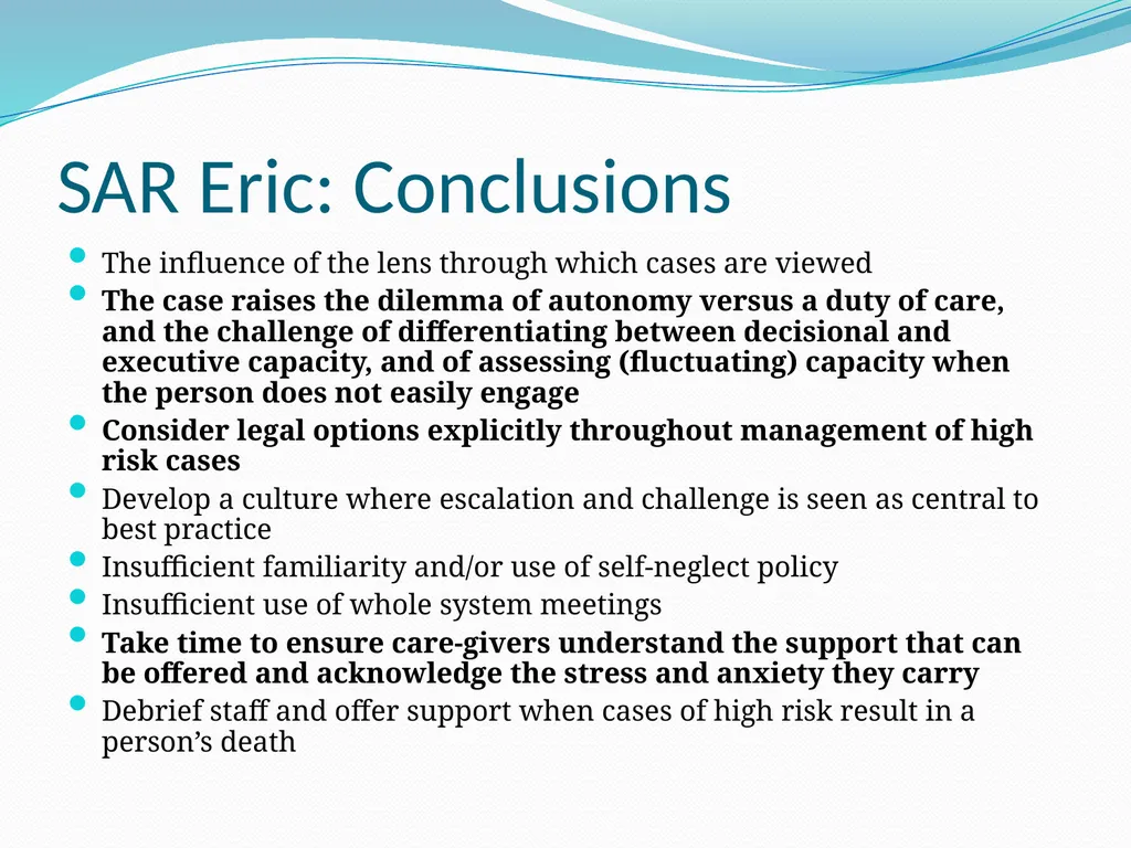 Self-neglect: the evidence-base from safeguarding - slide 19 of 50
