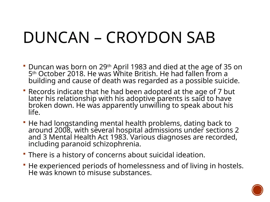 self-neglect: what works? The evidence-base for - slide 10 of 26