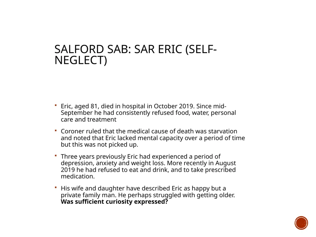 self-neglect: what works? The evidence-base for - slide 8 of 26
