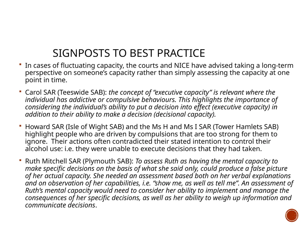 self-neglect: what works? The evidence-base for - slide 15 of 26