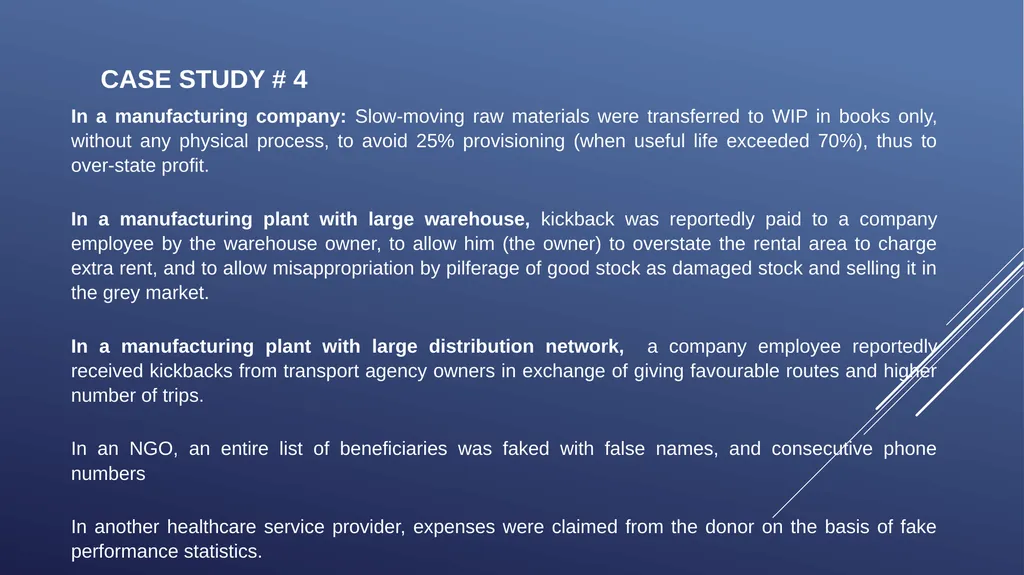 ICAB Webinar on Forensic Audit and Corporate - slide 40 of 45