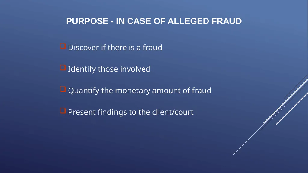 ICAB Webinar on Forensic Audit and Corporate - slide 26 of 45