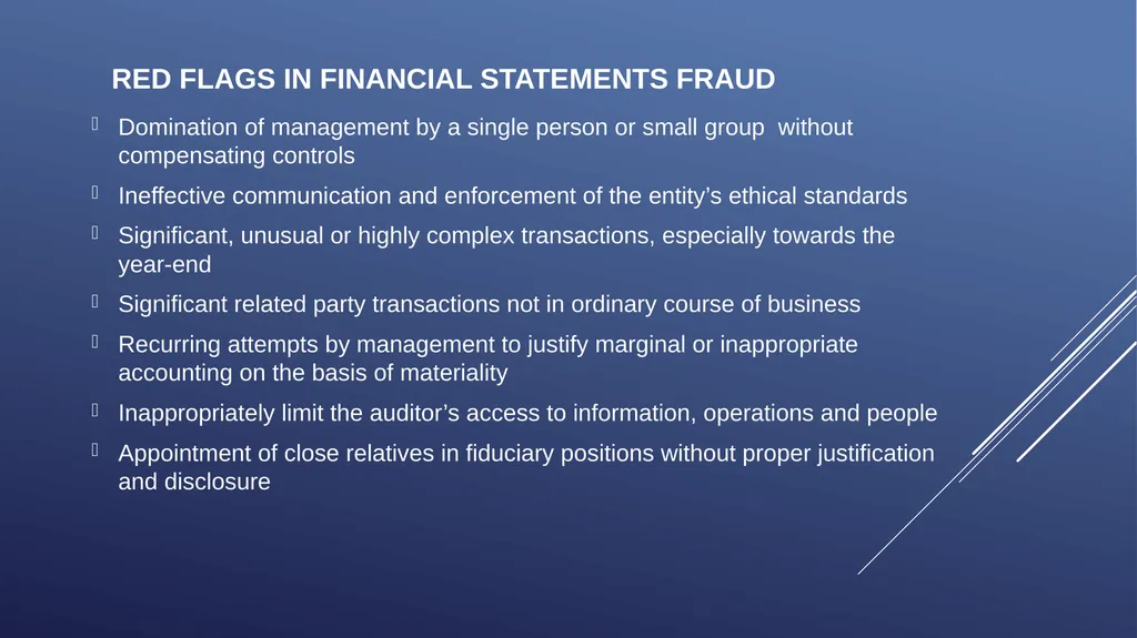 ICAB Webinar on Forensic Audit and Corporate - slide 23 of 45