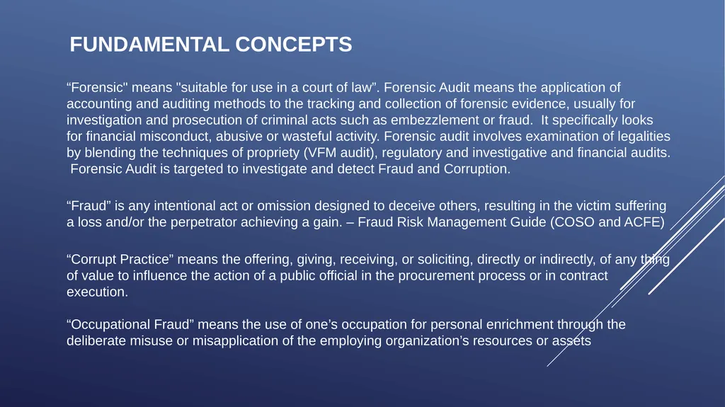 ICAB Webinar on Forensic Audit and Corporate - slide 3 of 45