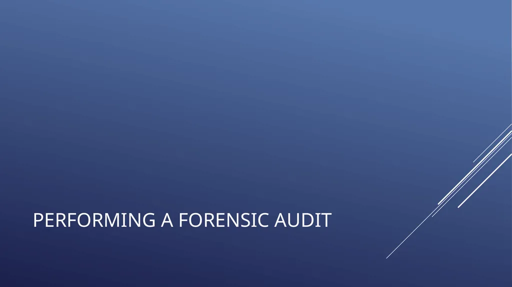 ICAB Webinar on Forensic Audit and Corporate - slide 25 of 45