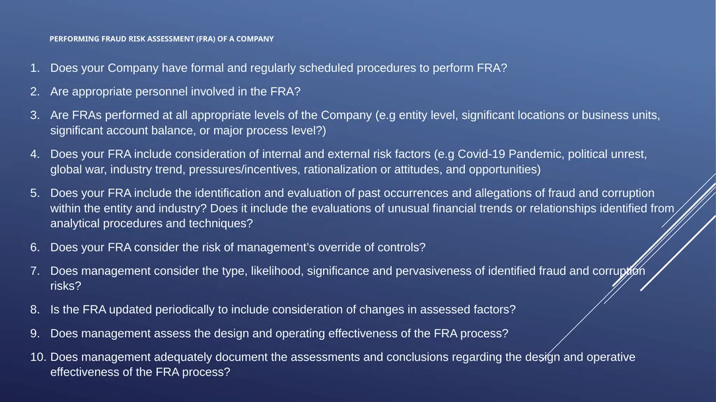 ICAB Webinar on Forensic Audit and Corporate - slide 29 of 45