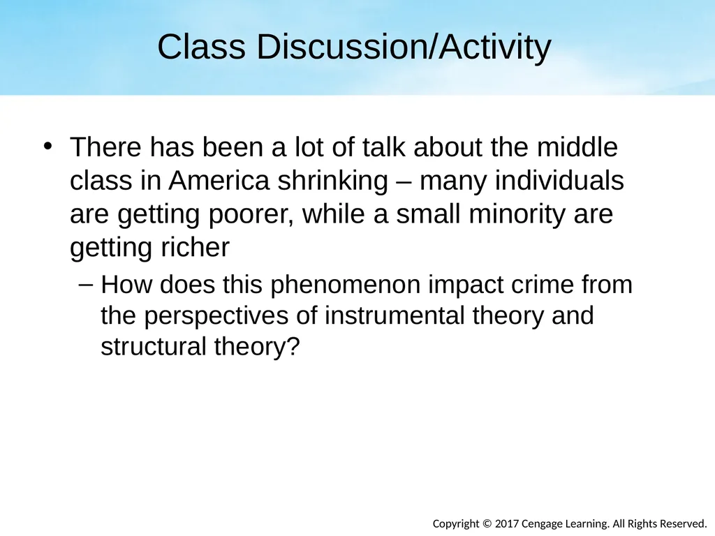 Chapter Eight Social Conflict, Critical - slide 11 of 23