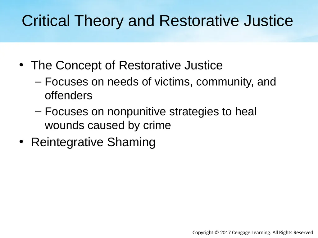Chapter Eight Social Conflict, Critical - slide 22 of 23