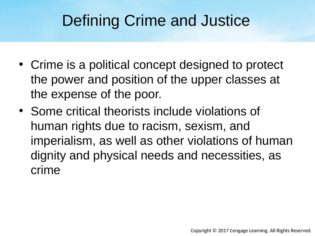 Chapter Eight Social Conflict, Critical - slide 7 of 23