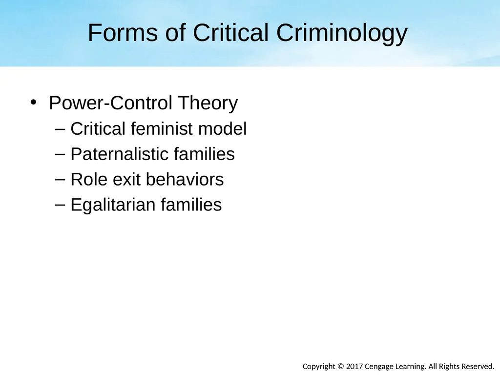 Chapter Eight Social Conflict, Critical - slide 18 of 23