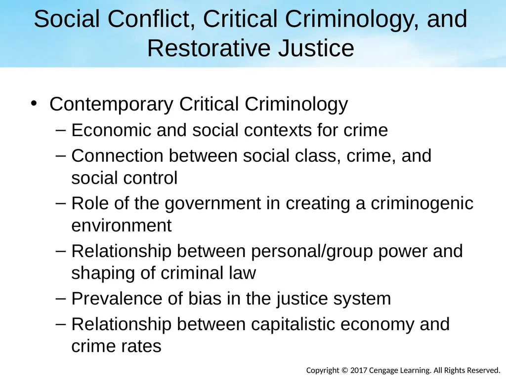 Chapter Eight Social Conflict, Critical - slide 3 of 23