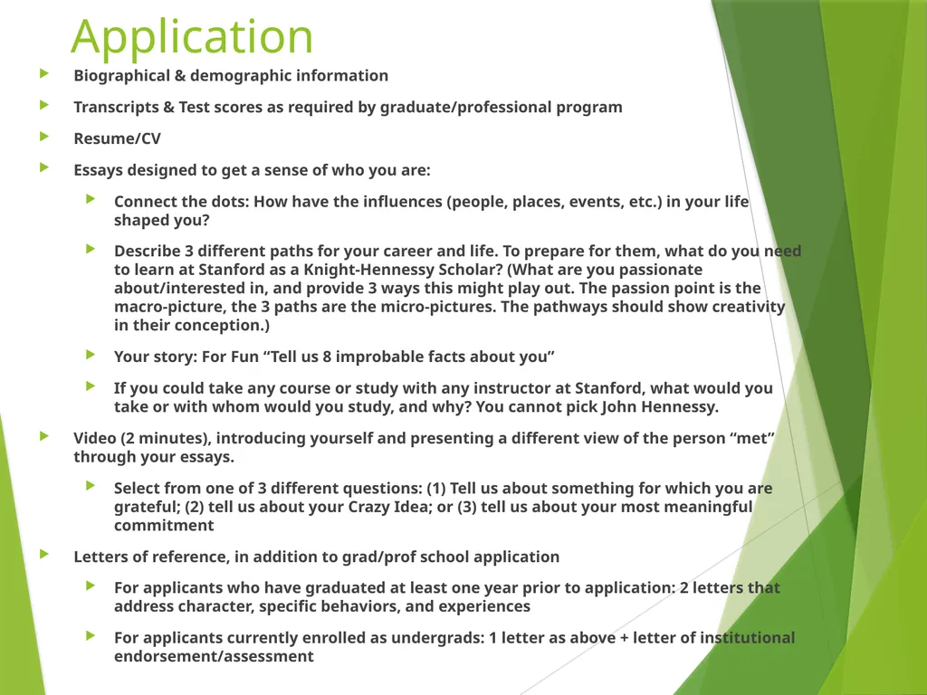 Knight-Hennessy Scholars Program Email: - slide 6 of 7
