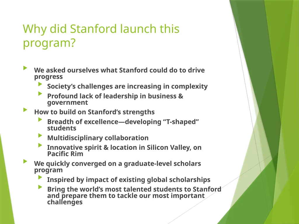 Knight-Hennessy Scholars Program Email: - slide 2 of 7