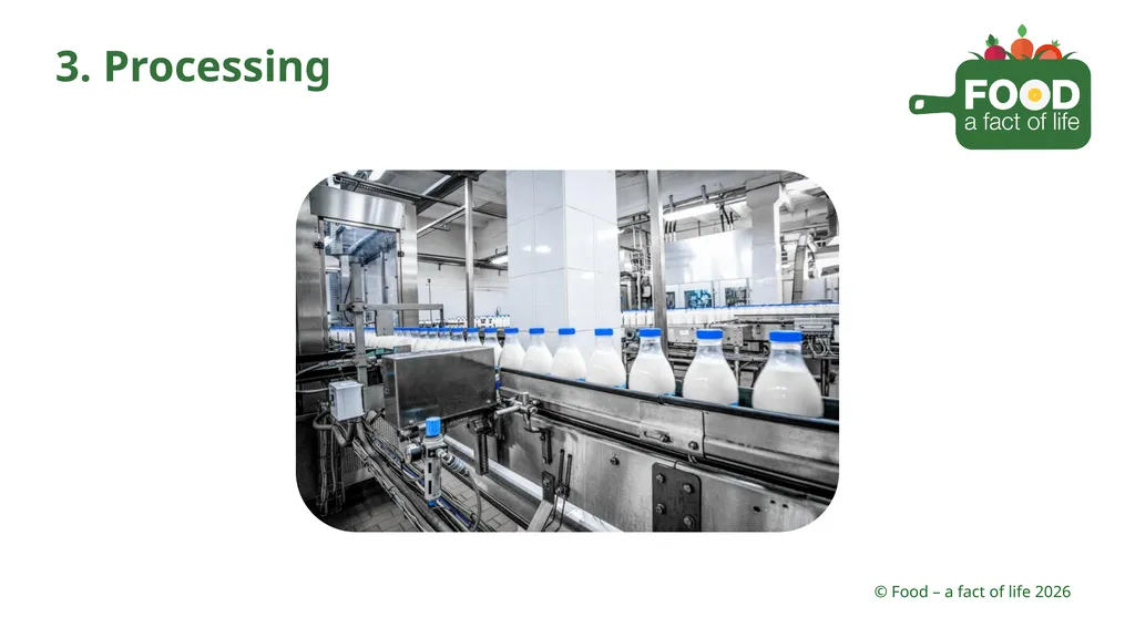 Food is processed Strawberries 1. Growing 2. - slide 19 of 22