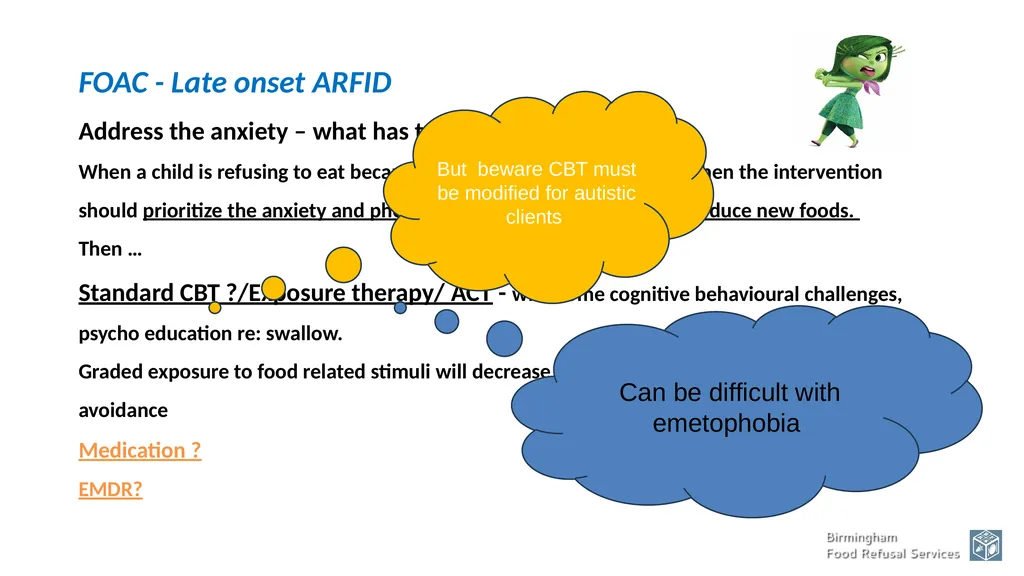 Dr Gillian Harris Understanding ARFID; diagnosis - slide 21 of 28