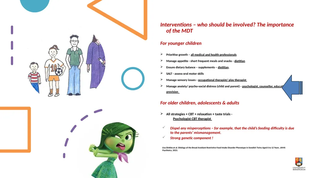 Dr Gillian Harris Understanding ARFID; diagnosis - slide 24 of 28