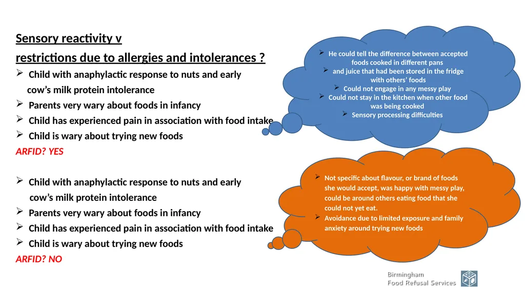Dr Gillian Harris Understanding ARFID; diagnosis - slide 18 of 28