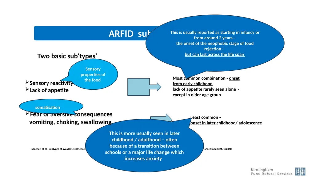 Dr Gillian Harris Understanding ARFID; diagnosis - slide 11 of 28