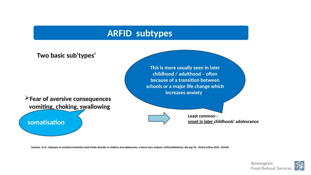 Dr Gillian Harris Understanding ARFID; diagnosis - slide 20 of 28