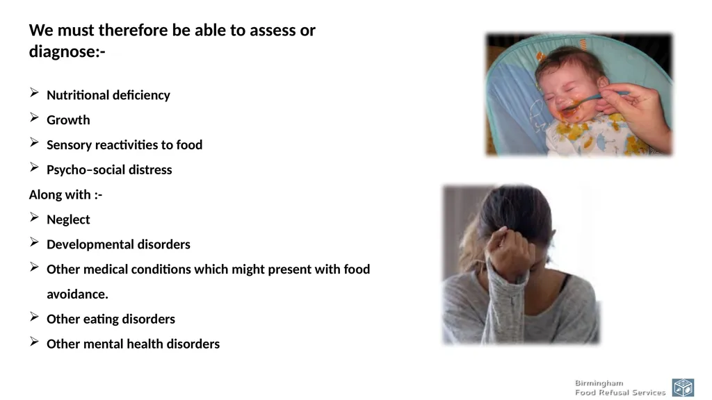 Dr Gillian Harris Understanding ARFID; diagnosis - slide 12 of 28