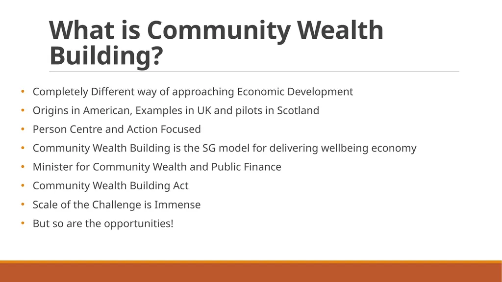 Community Wealth In Dundee Rachael Thomas– - slide 3 of 12