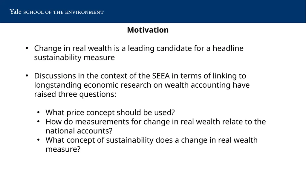 Minding Ps & Qs of Natural Capital Accounting: - slide 2 of 17