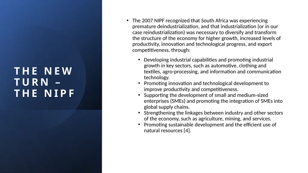 WHY HAS SOUTH AFRICA’S INDUSTRIAL POLICY FAILED TO - slide 3 of 21