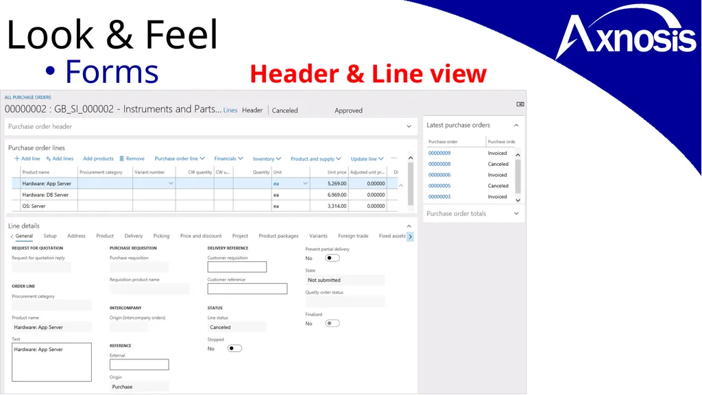 Microsoft Dynamics Look & Feel… D365 Training - slide 14 of 26
