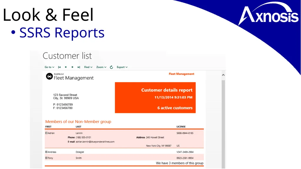 Microsoft Dynamics Look & Feel… D365 Training - slide 18 of 26