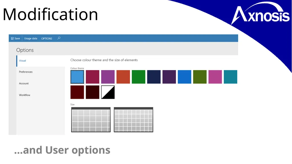 Microsoft Dynamics Look & Feel… D365 Training - slide 20 of 26