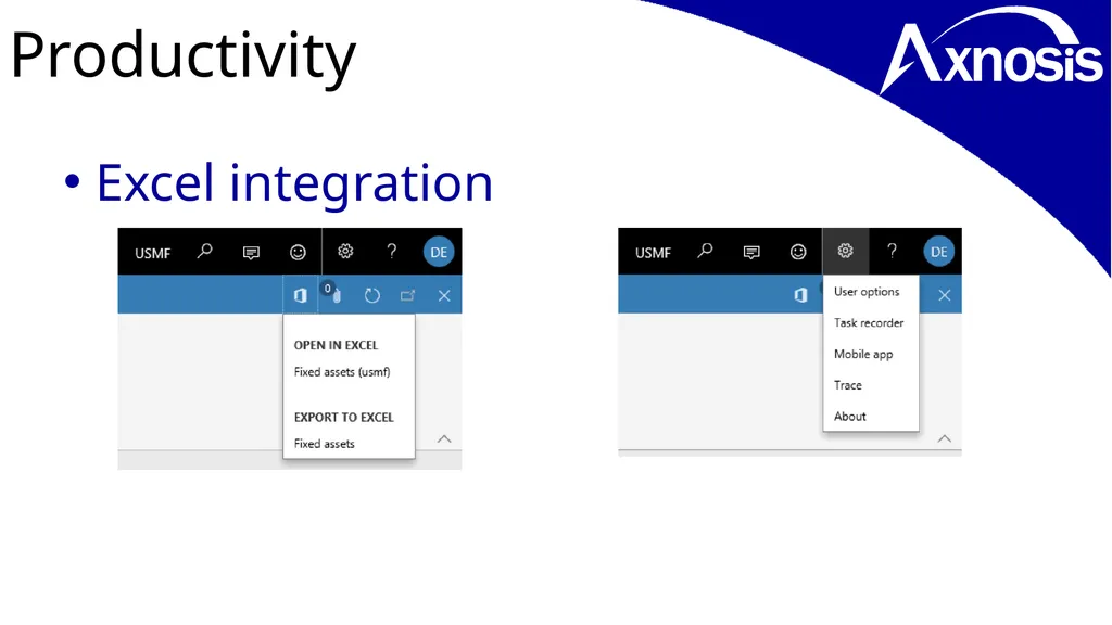 Microsoft Dynamics Look & Feel… D365 Training - slide 24 of 26