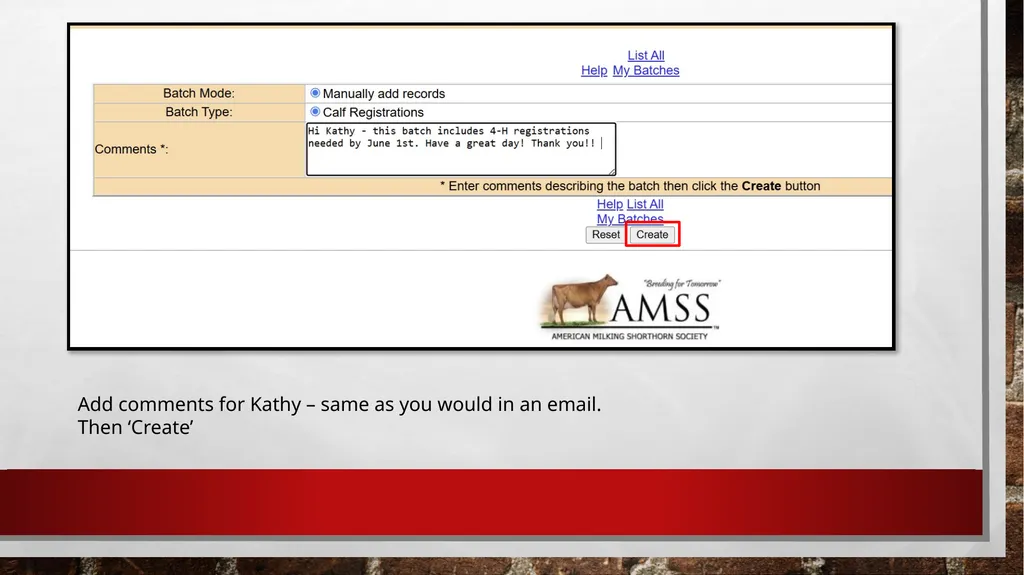 Online Registration Starting Online Registration - slide 7 of 13