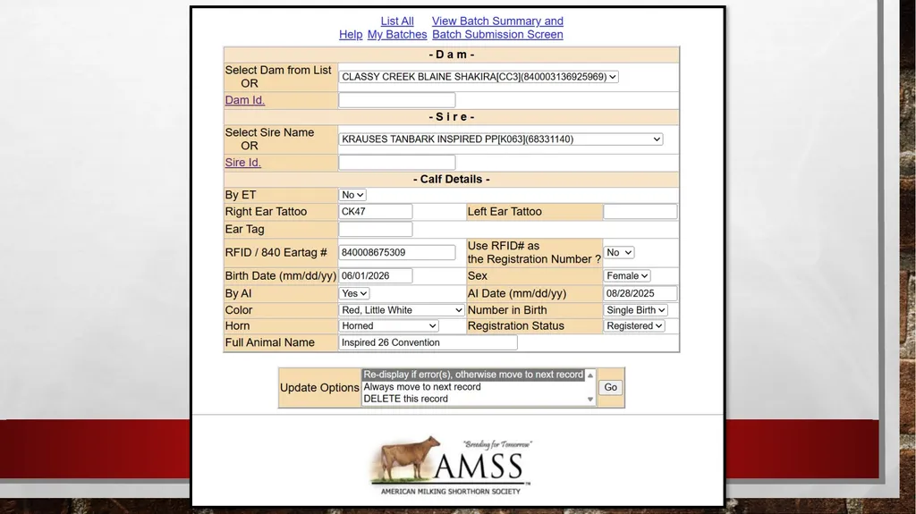 Online Registration Starting Online Registration - slide 10 of 13