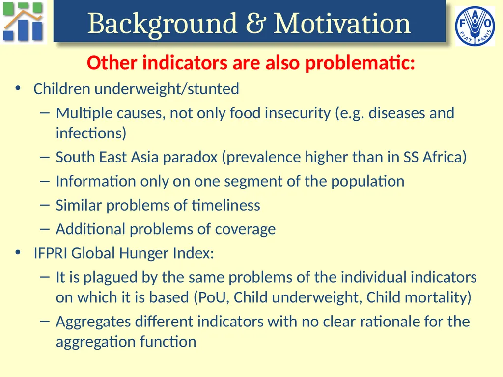 Voices of the Hungry A worldwide survey of - slide 5 of 26