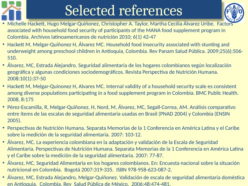 Voices of the Hungry A worldwide survey of - slide 25 of 26