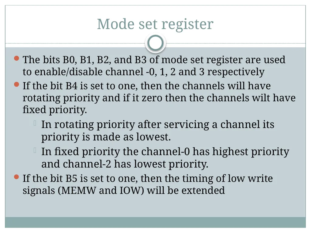 8257 DMA Controller Introduction DMA stands for - slide 18 of 25