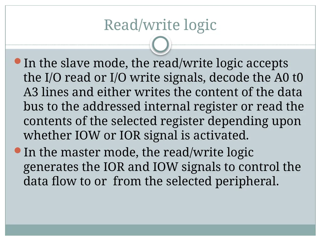 8257 DMA Controller Introduction DMA stands for - slide 22 of 25